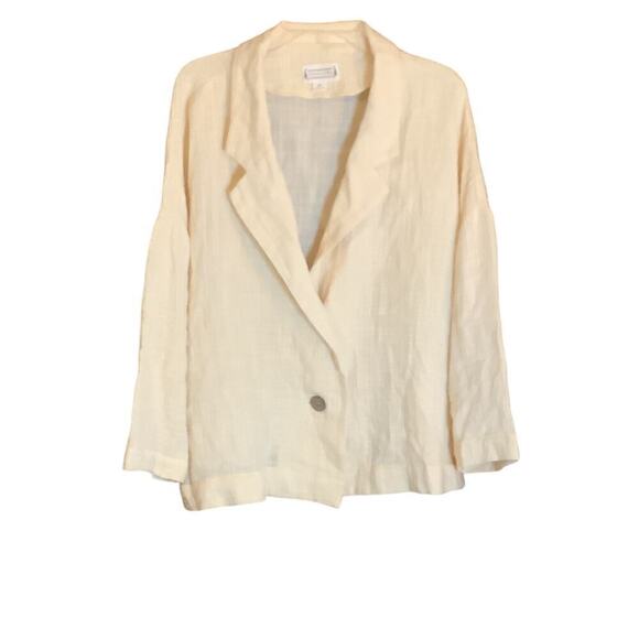 Loveriche Light weight Jacket Blazer 2X Gauzy Coastal Grandma Lagenlook - Picture 1 of 7